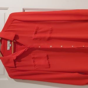 Loft gorgeous orange blouse